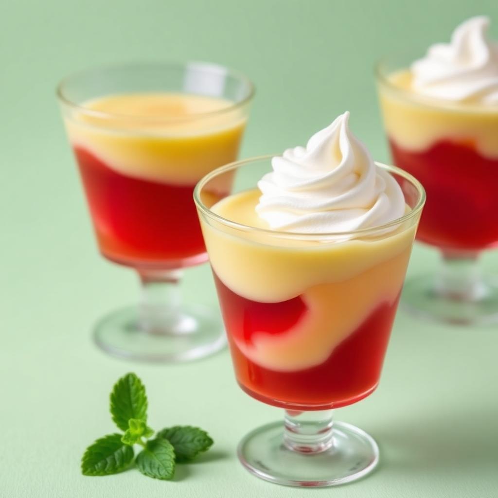 Jelly & Custard Cup